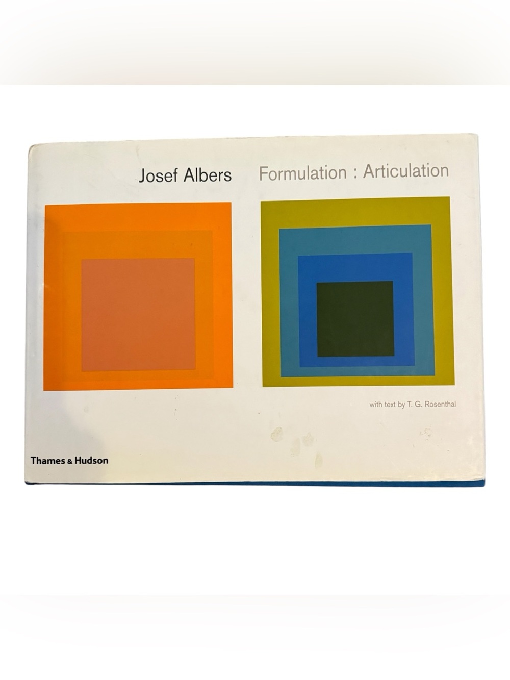 Formulation: Articulation Art Book by Josef Albers, Thames & Hudson SIGNED